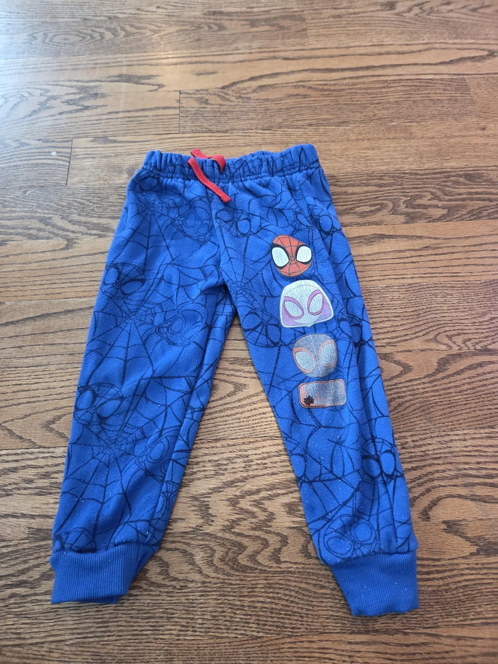 Marvel Spidey And Friends - 2 Fleece Joggers - Red and Blue -Size 3T